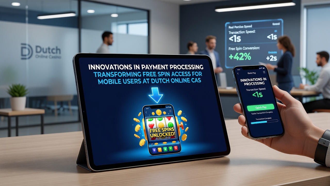 Mobiele betalingsinnovaties en gratis spins toegang in Nederlandse casino's